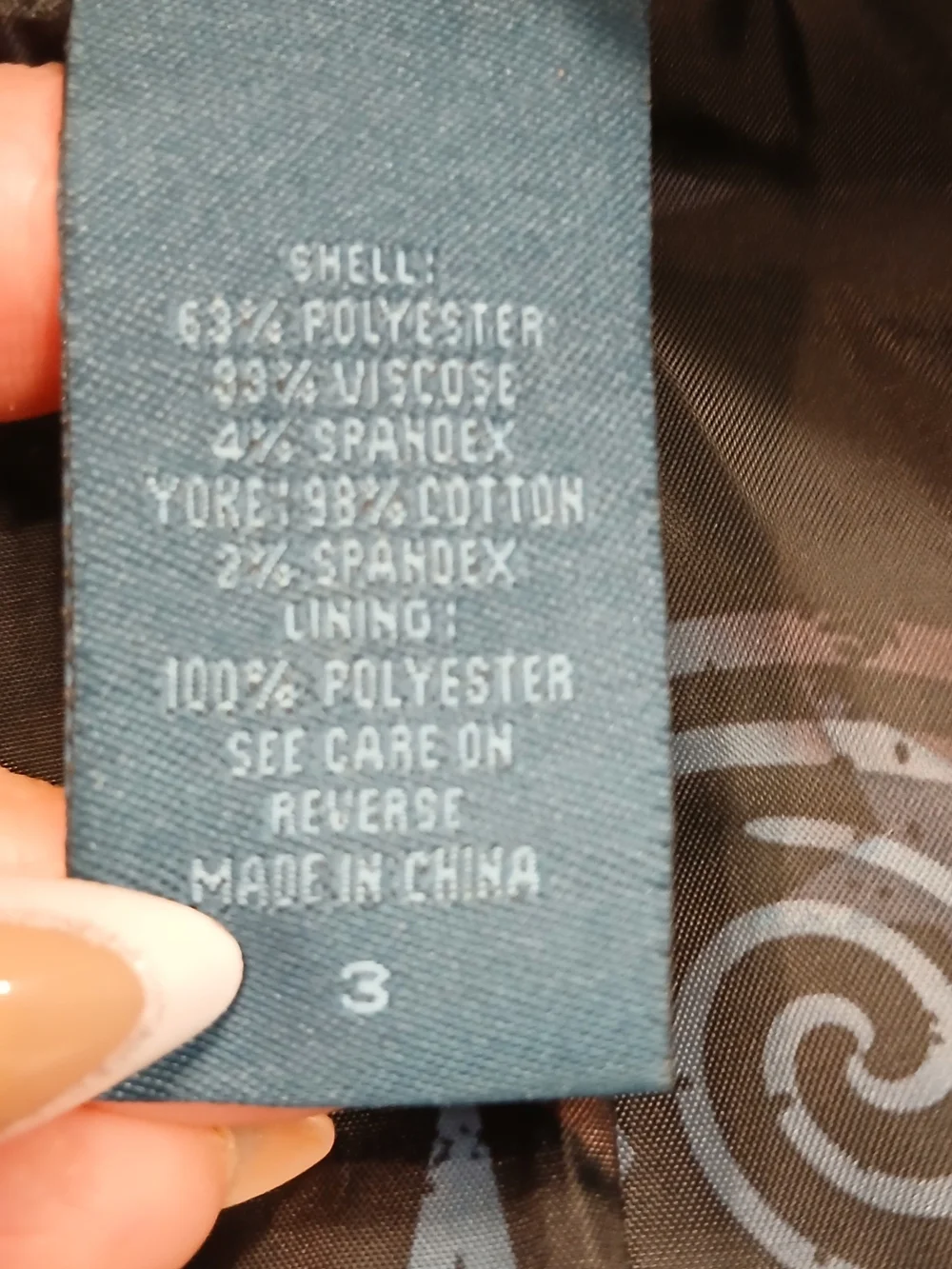 Harry Potter Blue Clothing Tag - Size 3 - Picture 6 of 7